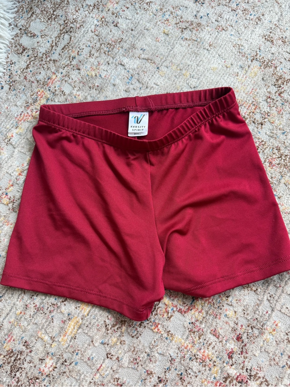Varsity Spirit Red Cheer Shorts, S